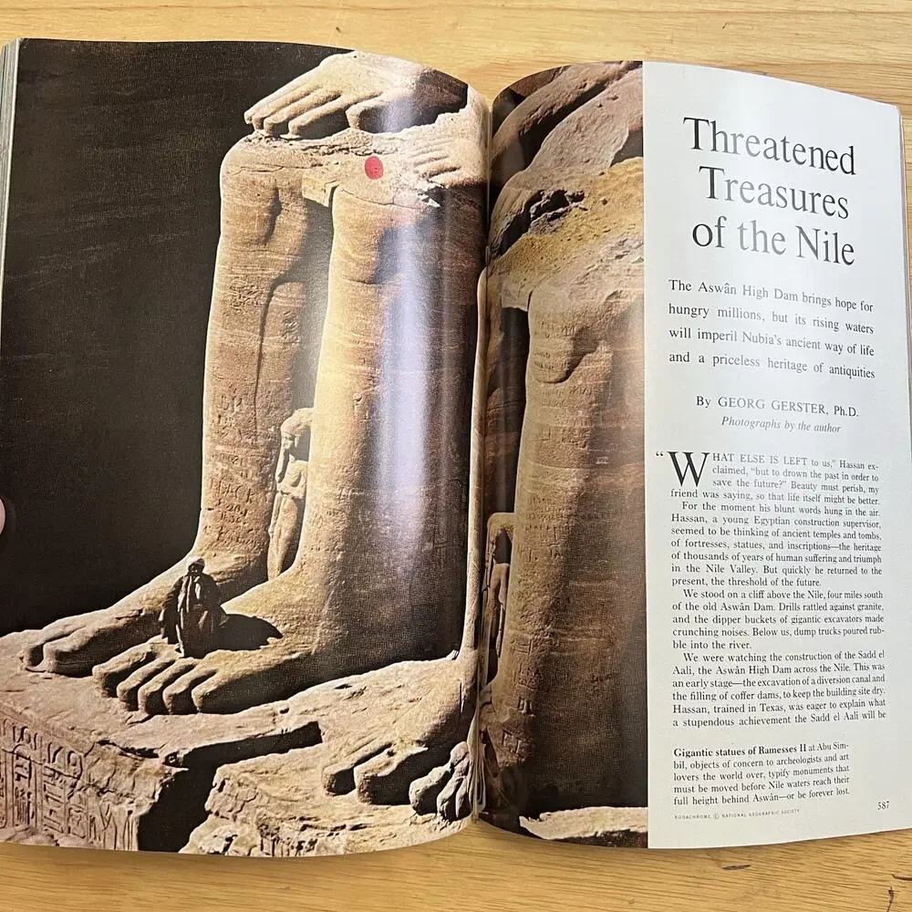 National Geographic October 1963 75th Anniversary Everest King Tut Nile Coke Ad